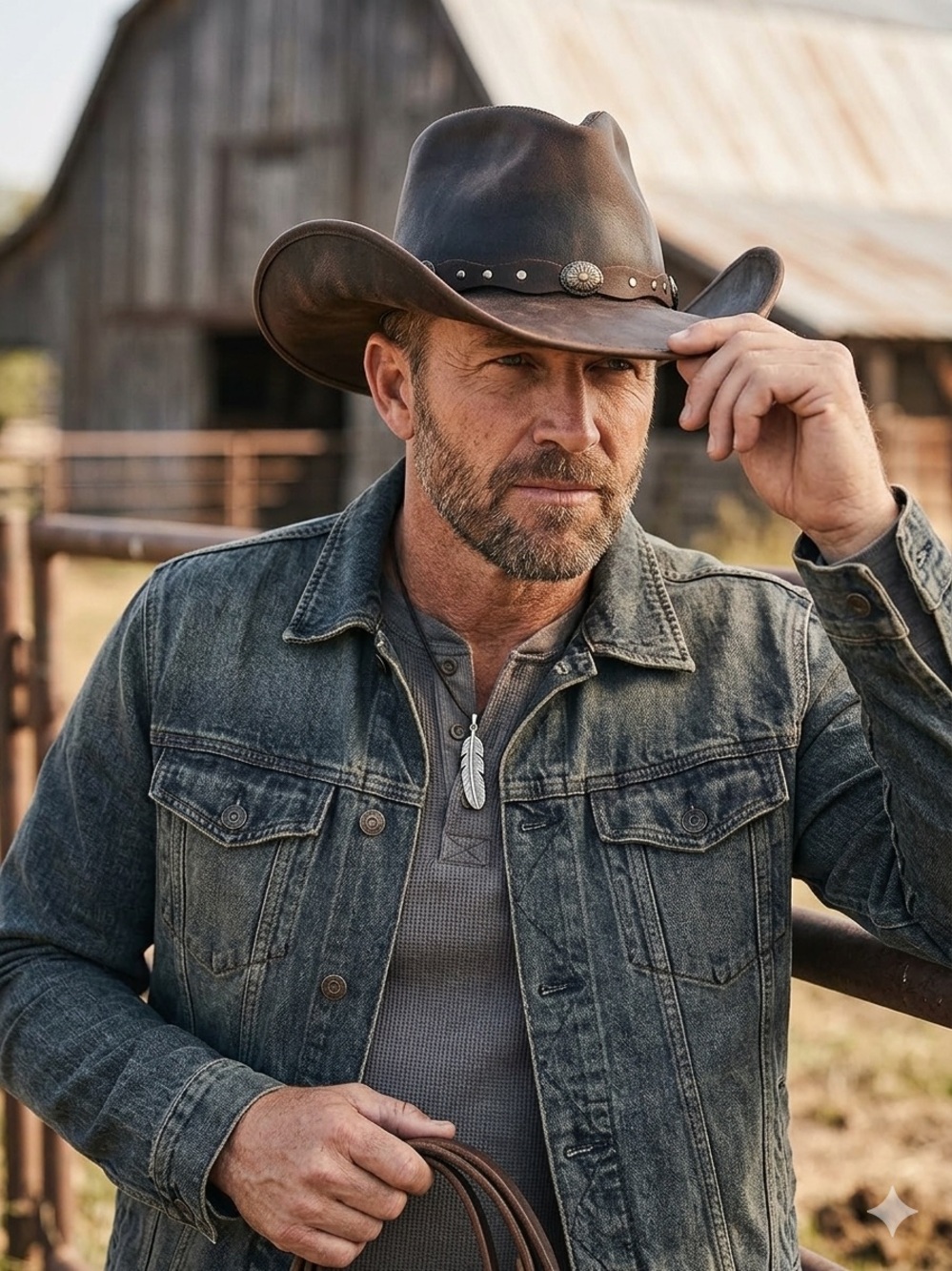 Stetson Rodeo Dr Brown Leather Western Cowboy Hat